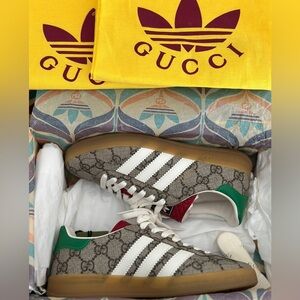 Adidas x Gucci Gazelle Sneakers